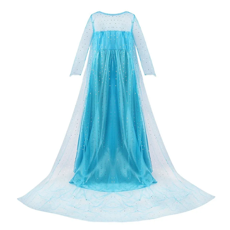 Disfraz Elsa Frozen para niña – Vestido princess Disney fiestas - imagen 4