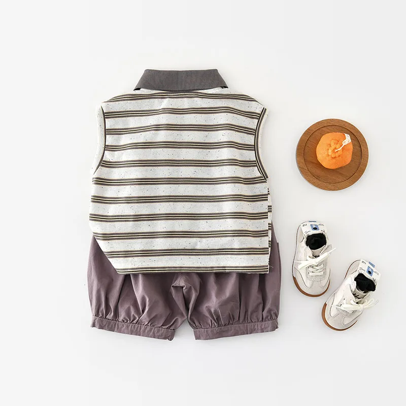 MILANCEL conjunto de verano con camiseta holgada y pantalón corto - imagen 4