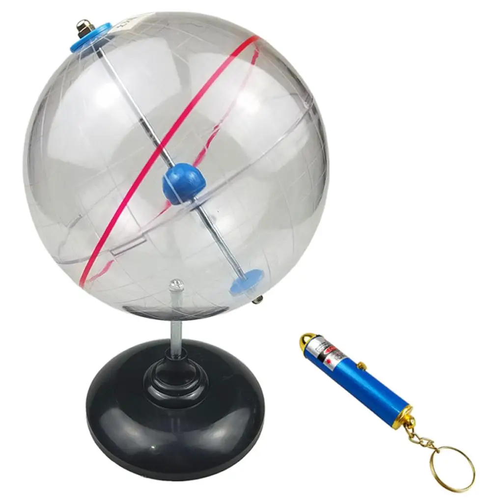 Globo terráqueo celeste de plástico para niños – aprendizaje geografía