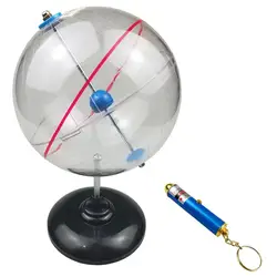 Globo terráqueo celeste de plástico para niños – aprendizaje geografía