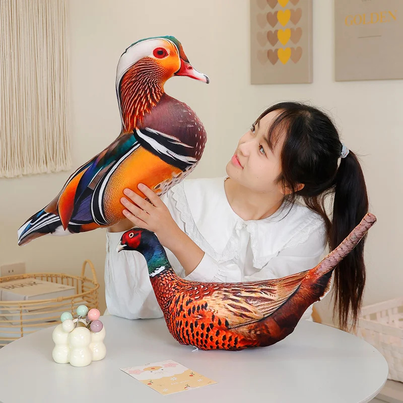 Cojín de peluche animales kawaii para niños con forma de gallina - imagen 3