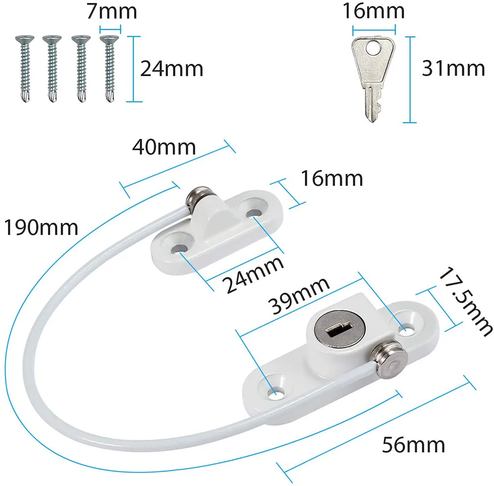 Cerradura de seguridad con cable para bebés y niños - imagen 2