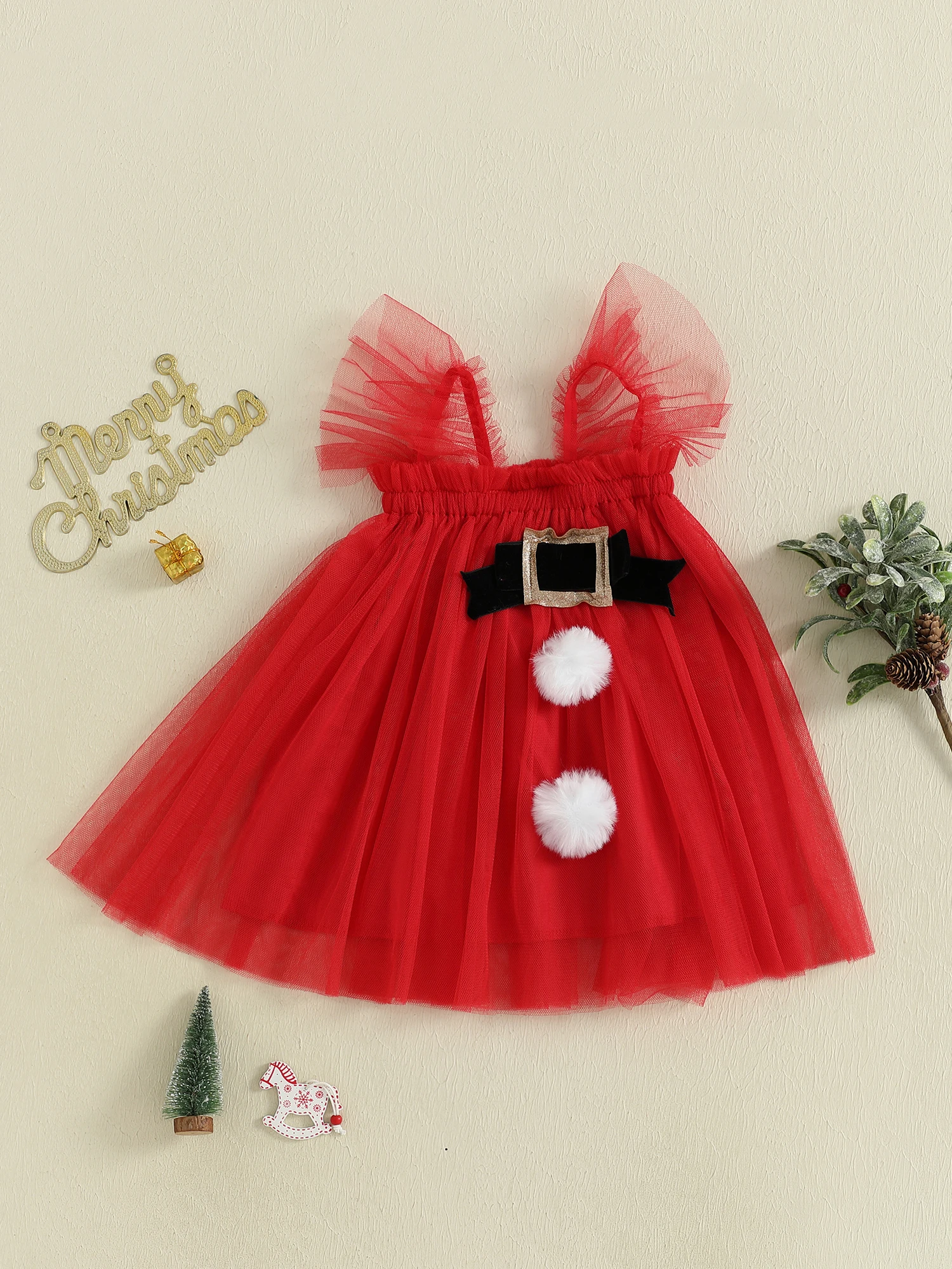 Detalle de falda de tul y acabado