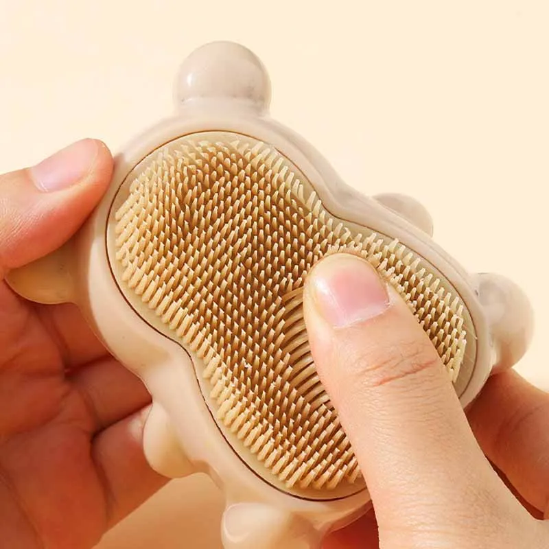Cepillo de limpieza de uñas para chico con cerdas suaves estilo animal