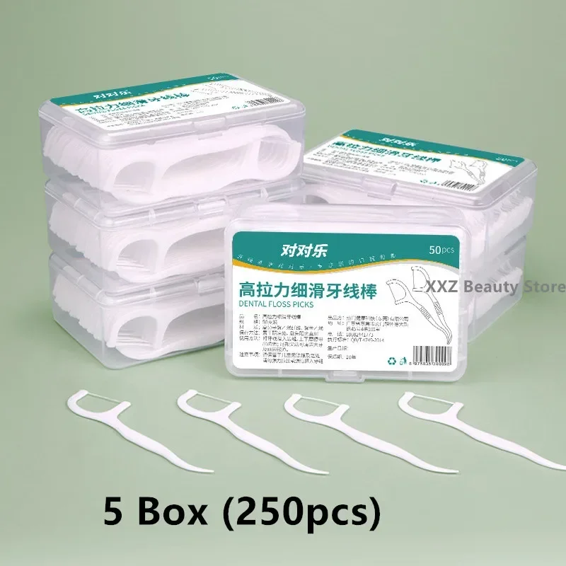 Palillos de hilo dental portátil para higiene bucal diaria - imagen 3