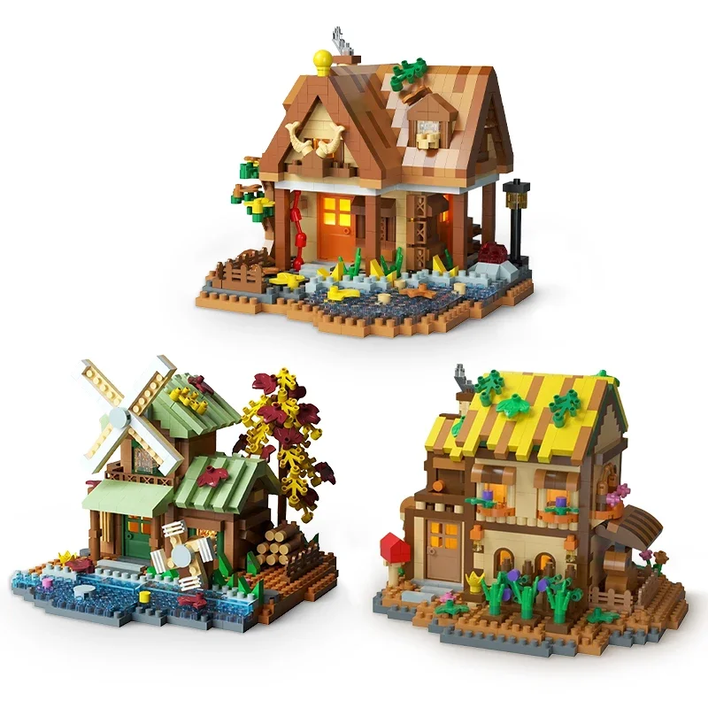 Bloques de construcción para casa del árbol con molino de viento - imagen 4