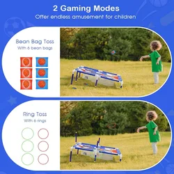 Juego de anillas y bolitas para niños al aire libre