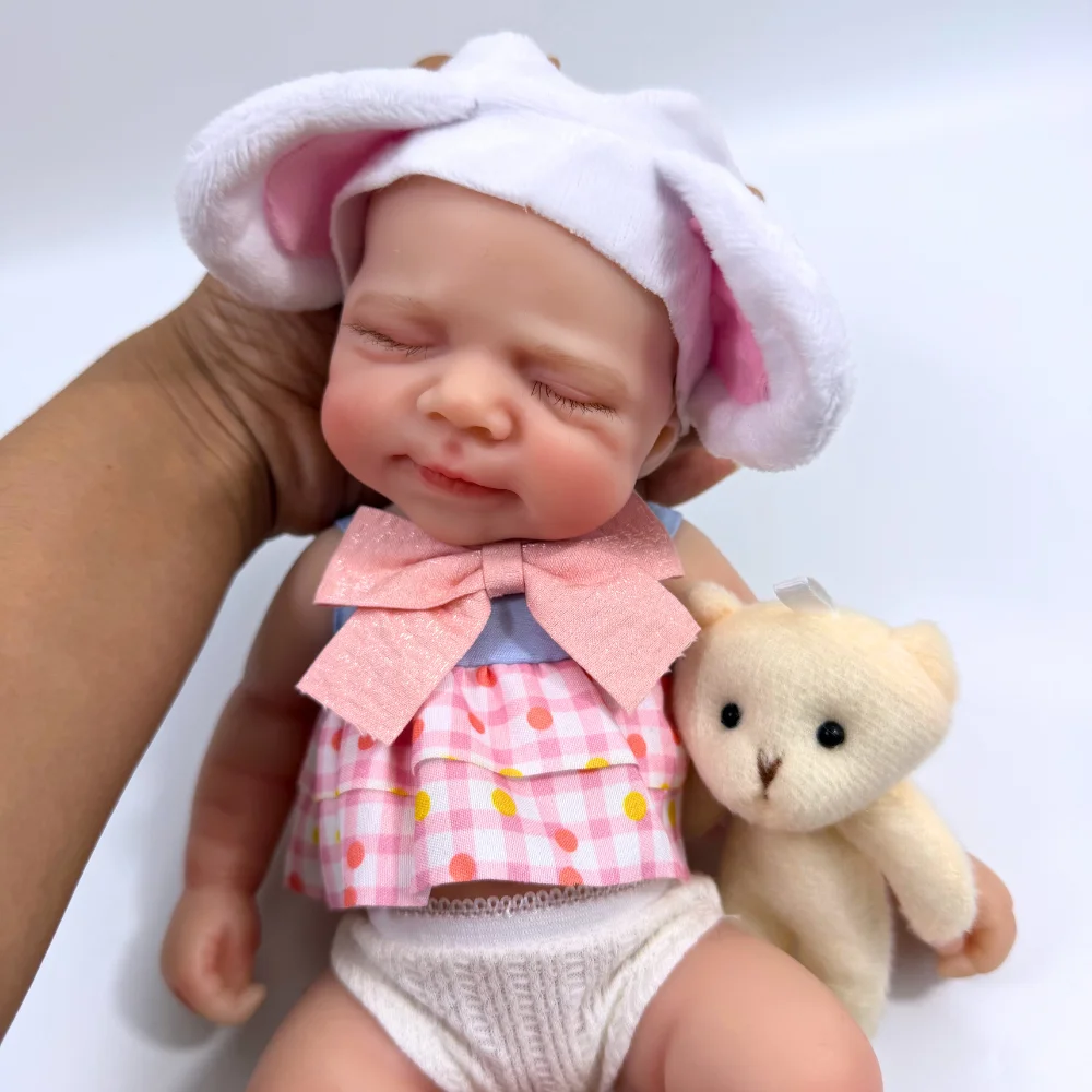 Pascale Muñeca reborn de silicona elástica y lavable - imagen 3