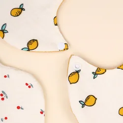 Babero giratorio 360 de algodón para bebé – Seis capas absorbentes