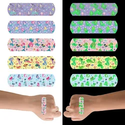 Tiritas infantiles de sirena luminosa, adhesivas impermeables