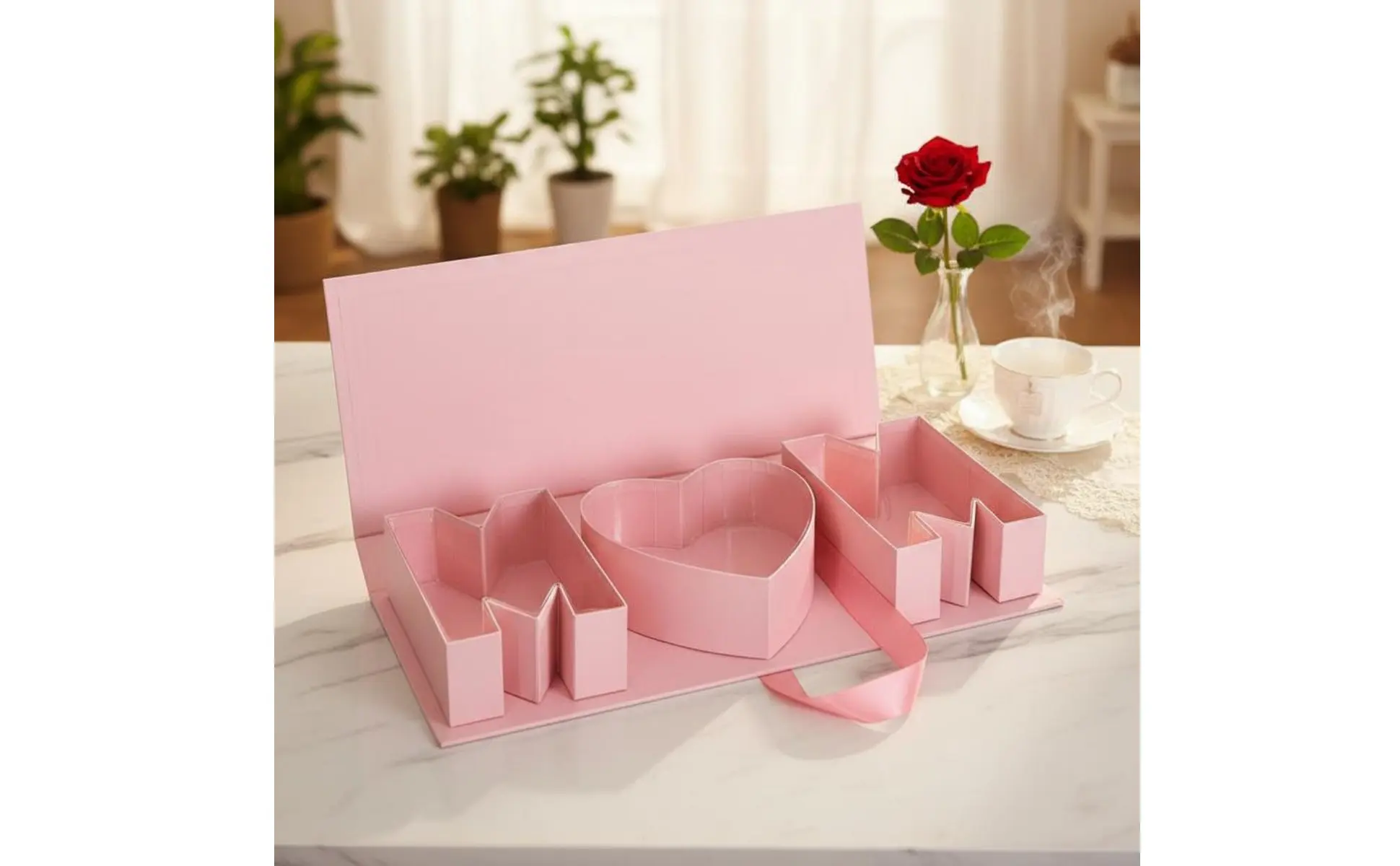 Vista de la caja lista para regalar