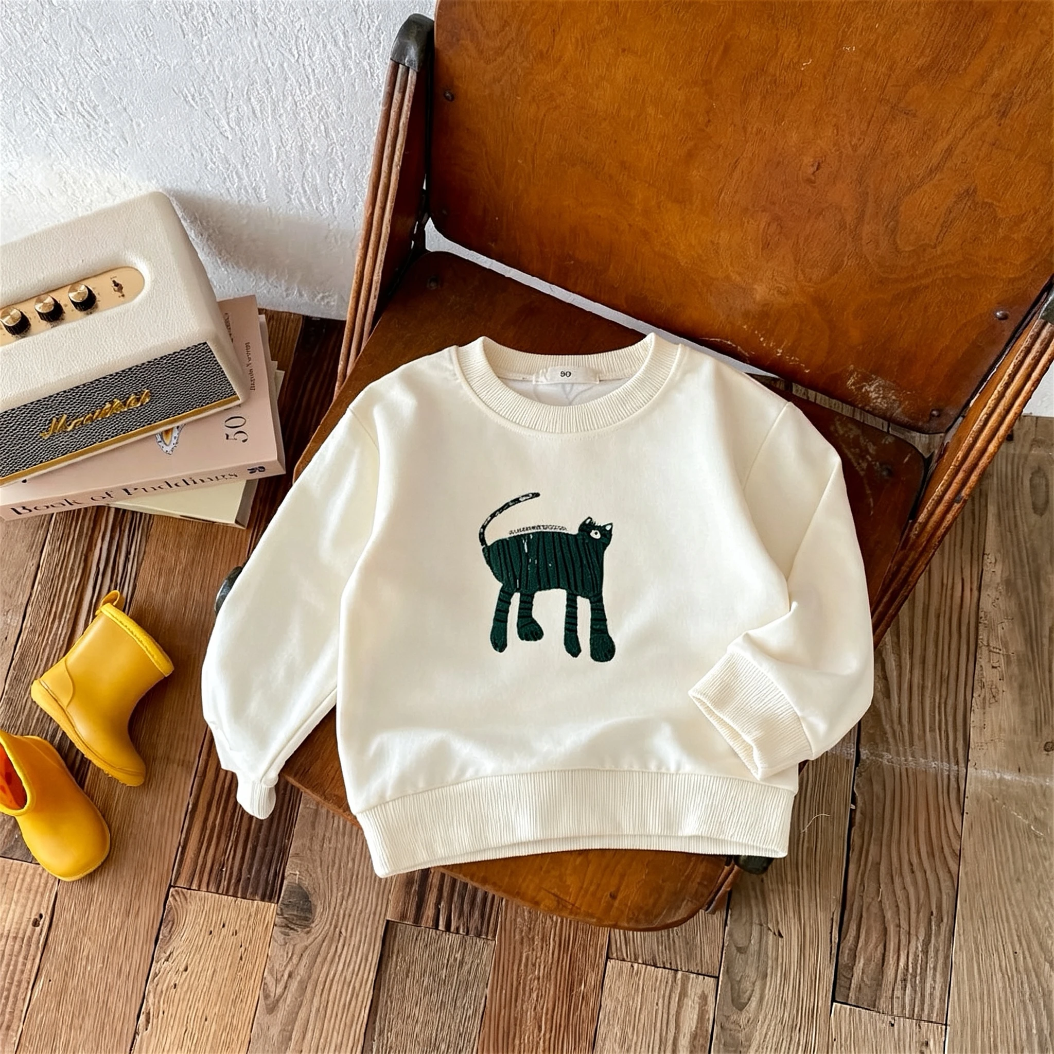 Detalle de prenda infantil de estilo divertido