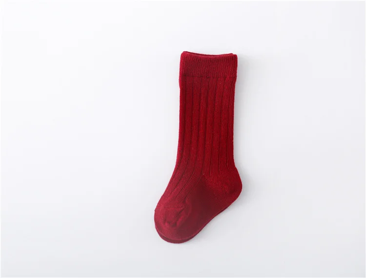 Calcetines largos infantiles de algodón suave