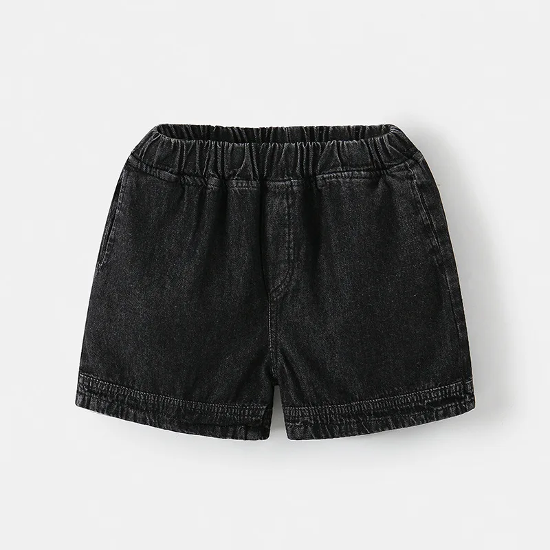 Conjunto de verano para niño: top sin mangas a rayas y bermuda vaquera