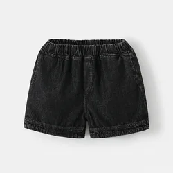 Conjunto de verano para niño: top sin mangas a rayas y bermuda vaquera