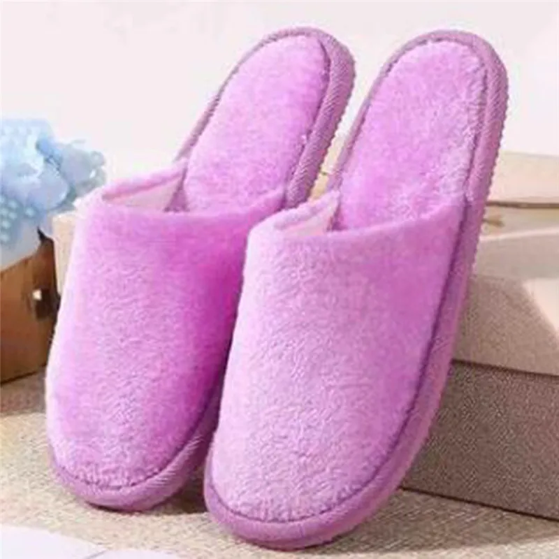 Pantuflas antideslizantes de algodón suaves para casa y dormitorio - imagen 5