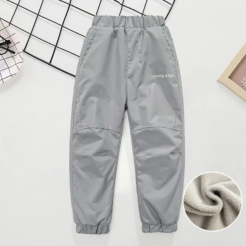 Pantalones de invierno acolchados a prueba de viento para niños - imagen 5