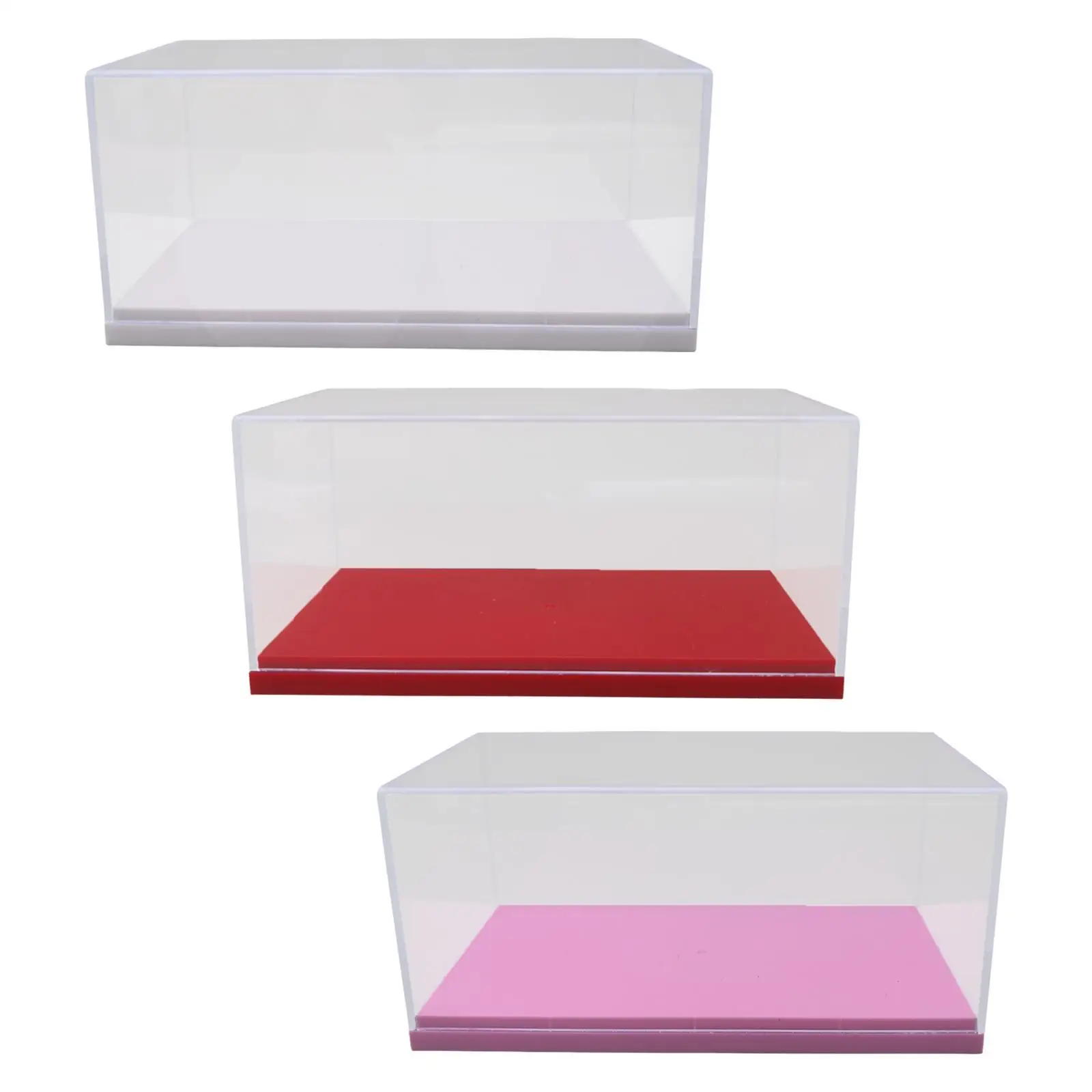 1:43 Toy Cars Showcase Table Decorative Acrylic Clear Display Case for Miniature Figurines Souvenirs Model Cars Dolls Toys 1:43 Toy Cars Showcase Table Decorative Acrylic Clear Display Case for Miniature Figurines Souvenirs Model Cars Dolls Toys