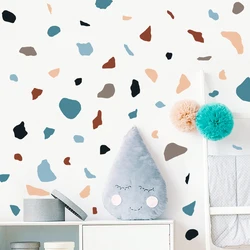 Calcomanías de terrazo para pared infantil – adhesivos removibles