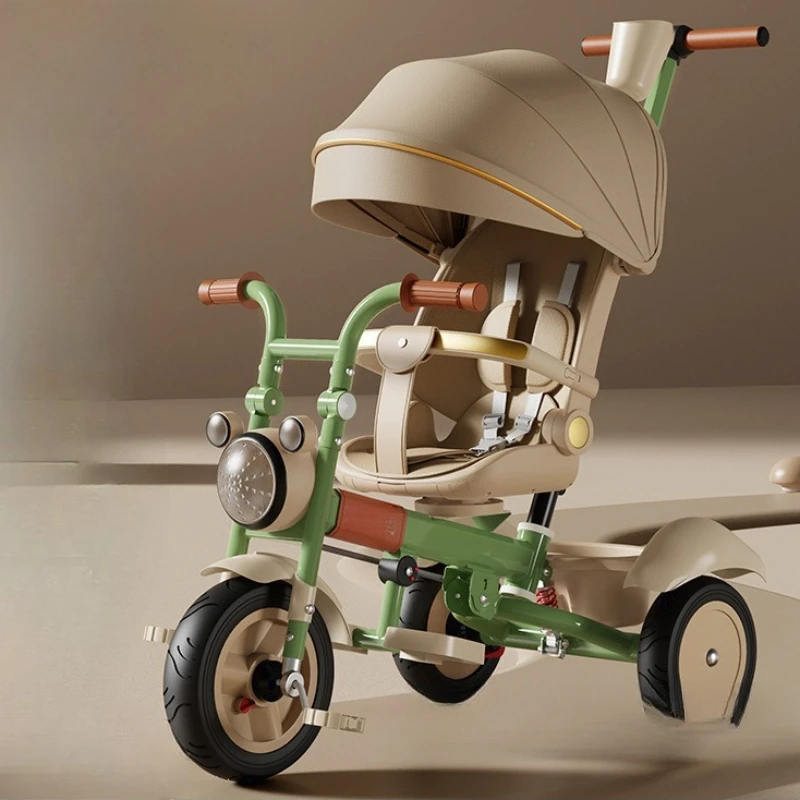 Triciclo plegable para niños con asiento y marchas ajustables - imagen 4