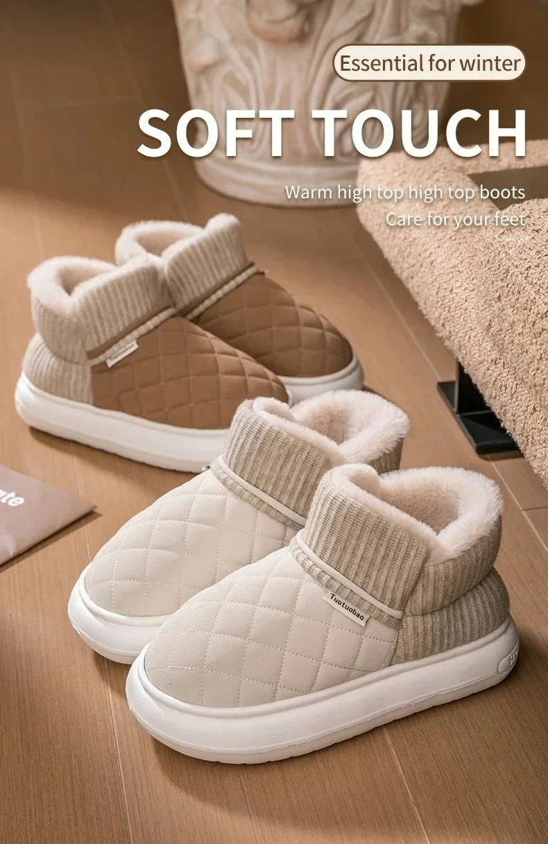 Zapatos de invierno para mujer en tono neutro