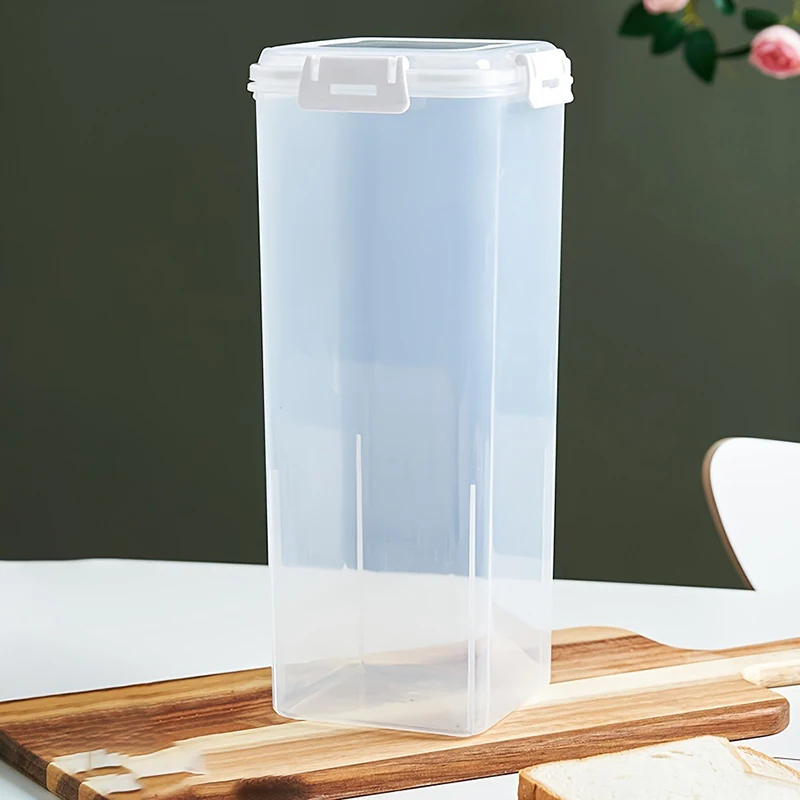 Caja de pan hermética tipo cajón con tapa para conservar - imagen 5