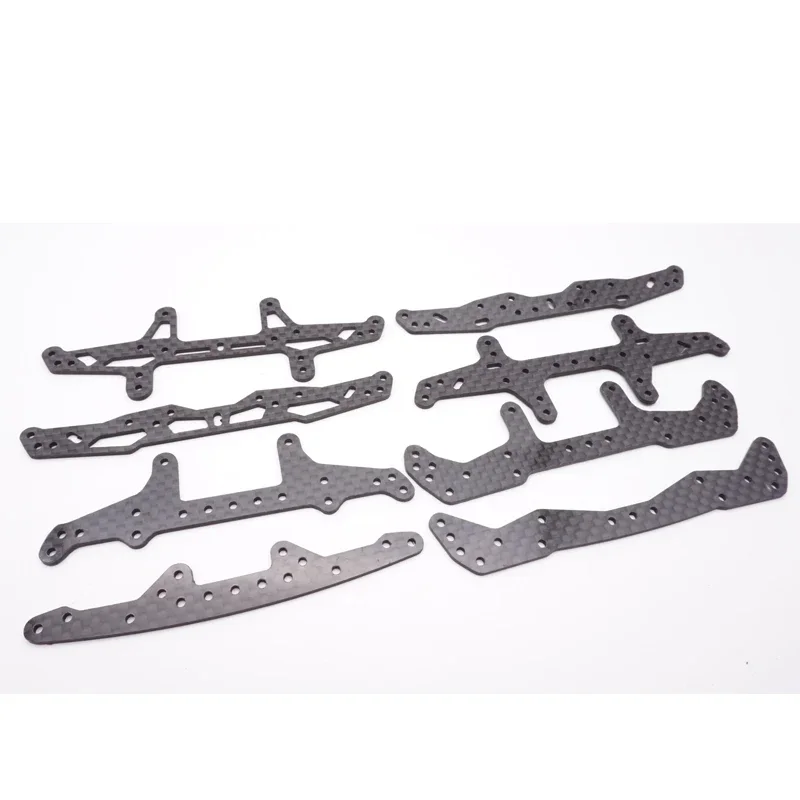 Mini4WD Tamiya coche fibra de carbono plateado y negro - imagen 4