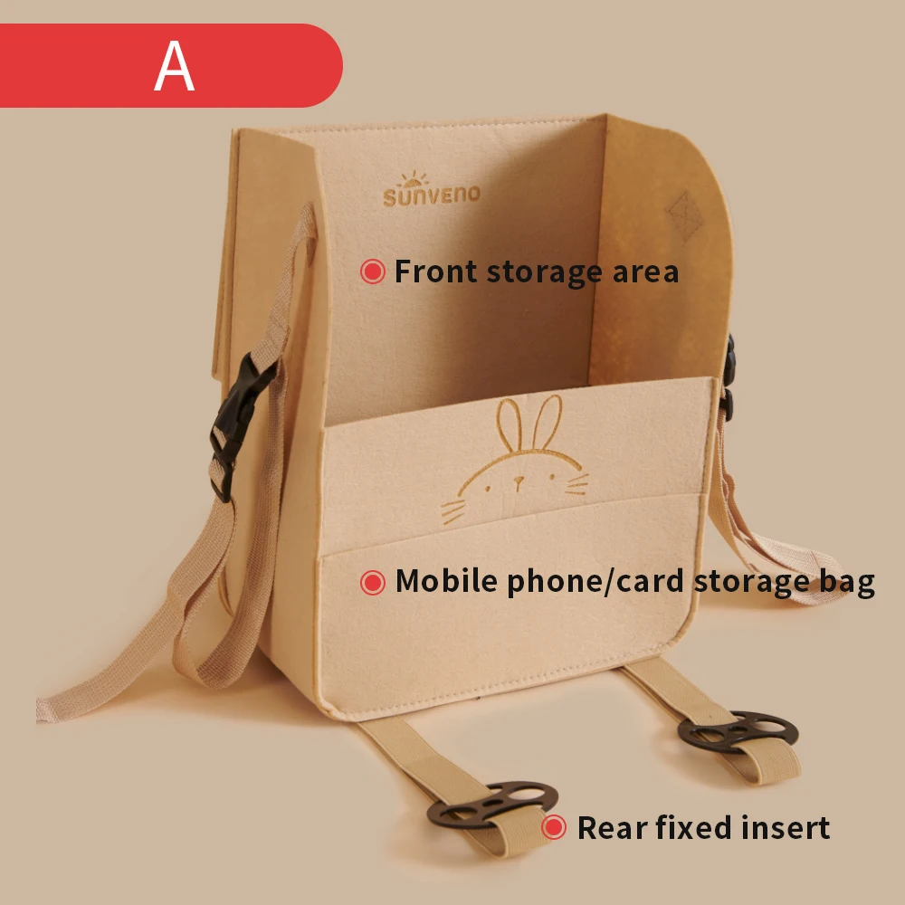 Sunveno Organizador de Coche para Bebé con Compartimentos - imagen 5