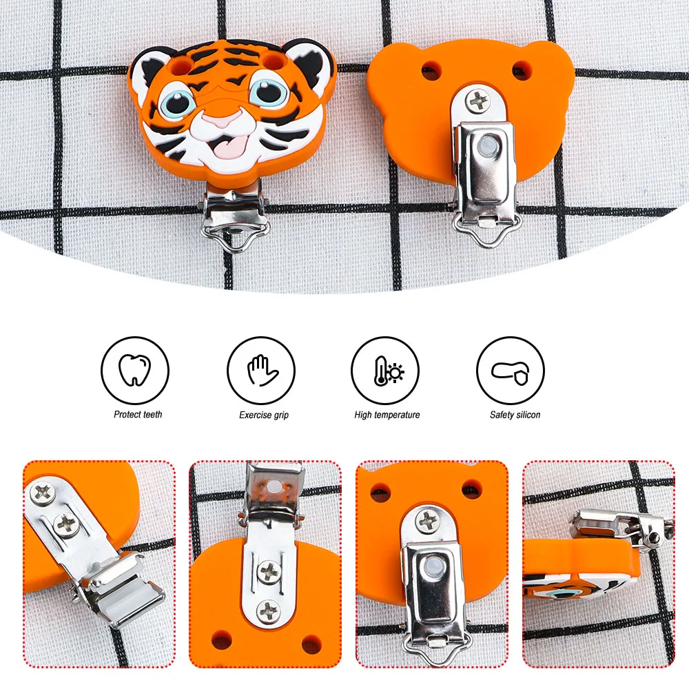 Pinzas de ropa de silicona infantiles para manualidades y prendas - imagen 2