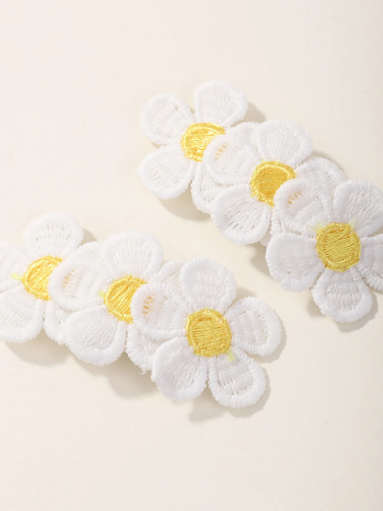 Pinzas para cabello con flores amarillas – horquillas bebé