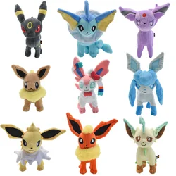 Peluches Pokémon coleccionables Pikachu y sus evoluciones para regalo