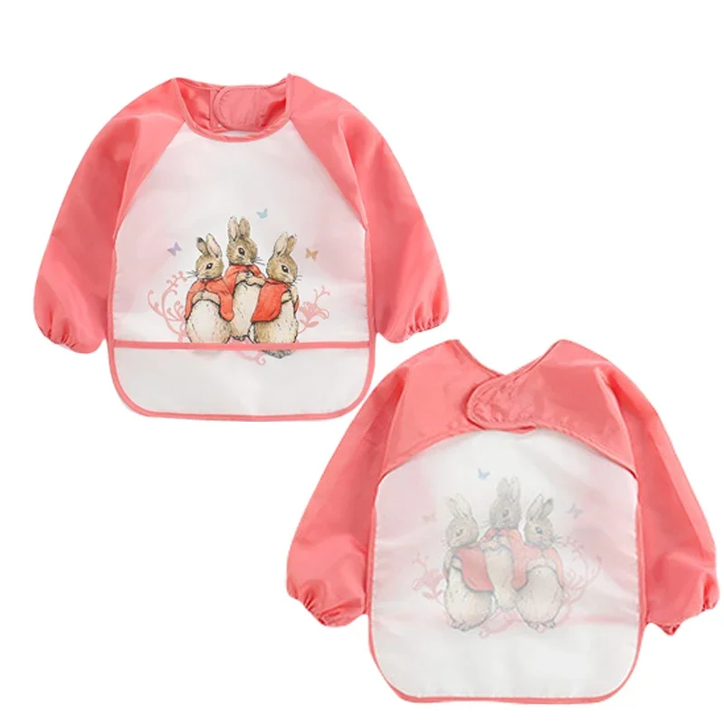 Baberos impermeables manga larga para bebé – Estampado infantil - imagen 4