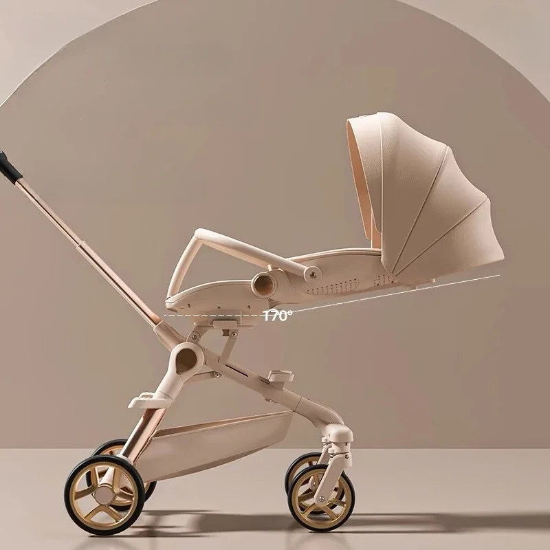 Silla de paseo ligera de cuatro ruedas con manillar ajustable - imagen 4