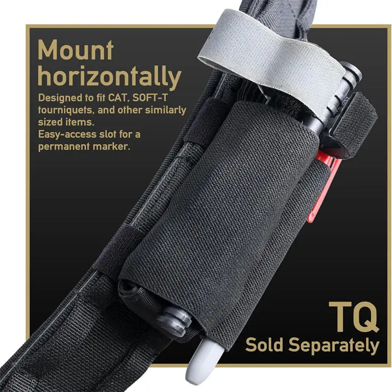 Funda para torniquete TQ en cinturón de servicio táctica - imagen 2