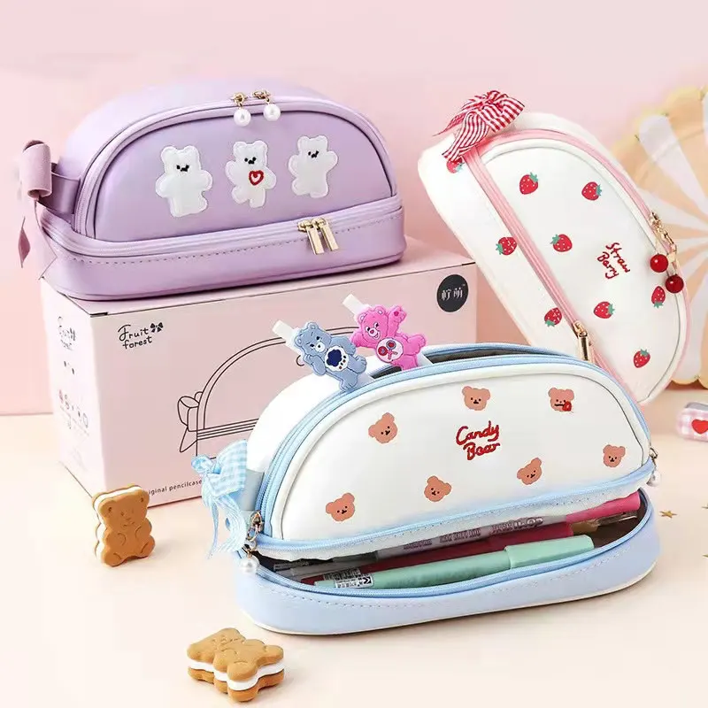 Estuche escolar para lápices - gran capacidad y protección duradera