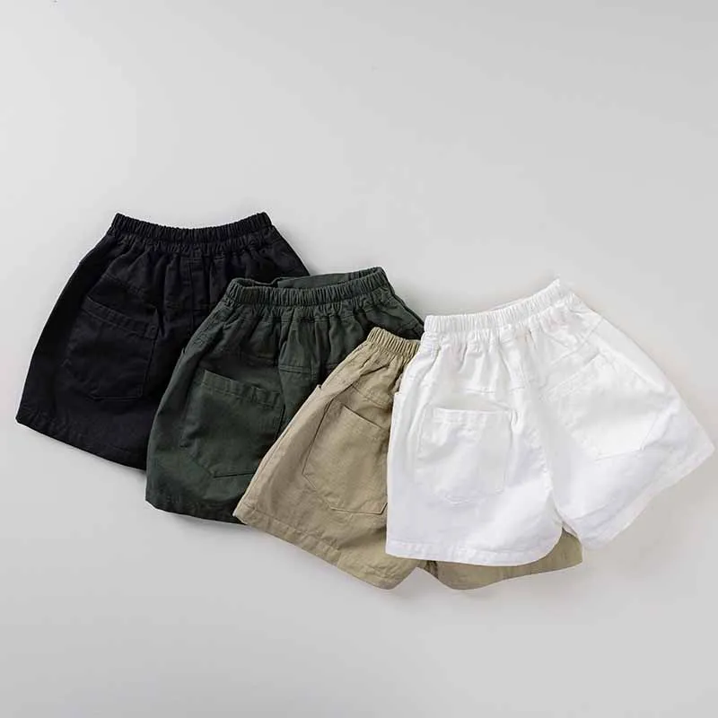 Pantalones cortos de verano holgados y deportivos de color liso - imagen 3