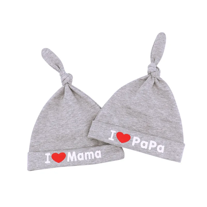 Gorro de algodón para bebé recién nacido liso, primavera y verano - imagen 5