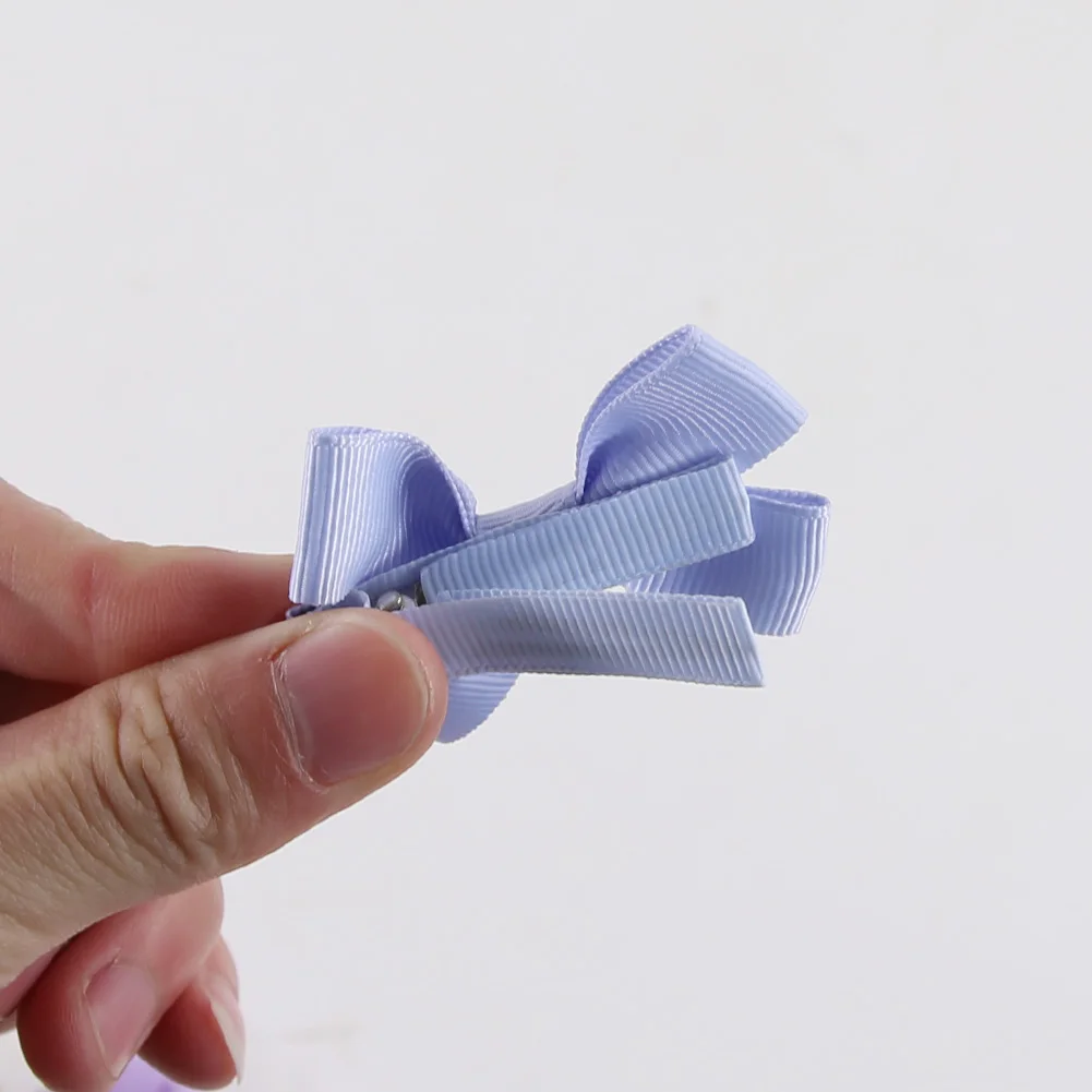 Tocado princesa de grogrén para niña – Lazos artesanales hechos a mano - imagen 2