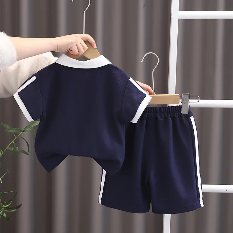 Conjunto de verano 2 piezas para niños: camiseta y shorts de algodón - imagen 5