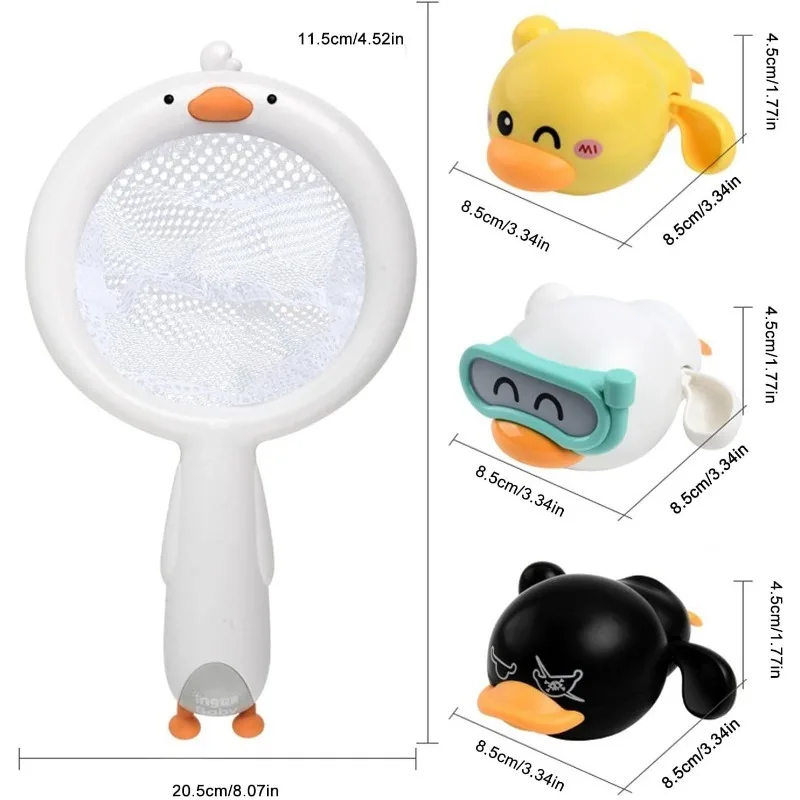 Juego de patos de cuerda y accesorios