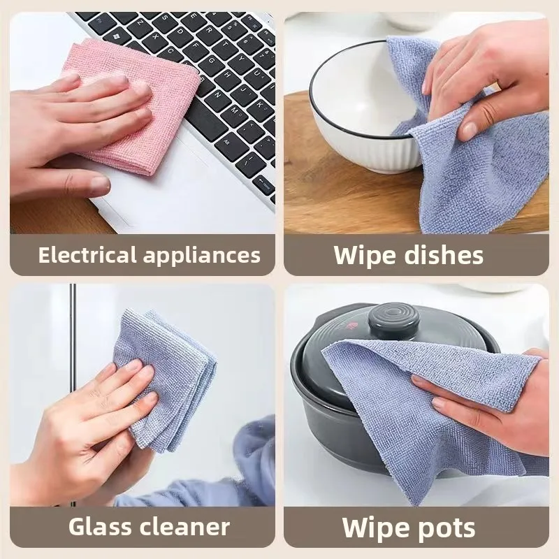 Toallas de cocina desechables de microfibra súper absorbentes - imagen 5