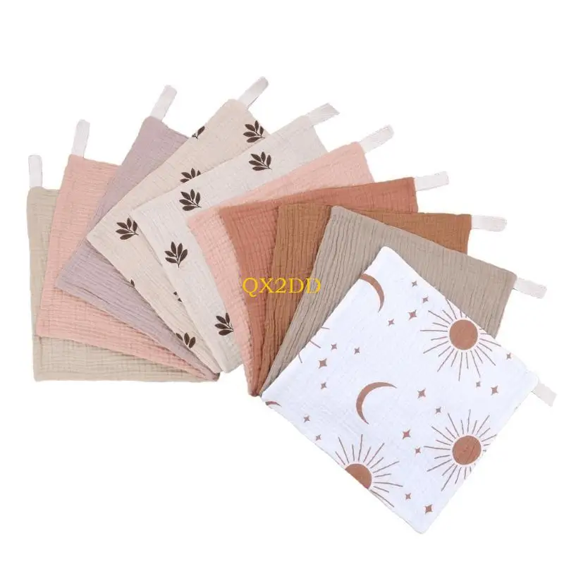 Babero toalla absorbente multiusos de algodón para bebé - imagen 4