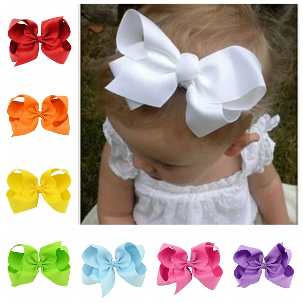 Lazos de grogrén para niñas y bebés – Accesorios pinzas pasadores pelo - imagen 2