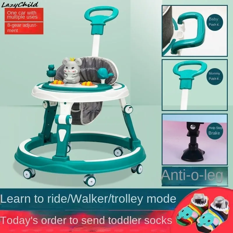 LazyChild Andador bebé multivelocidad antivuelco plegable - imagen 5