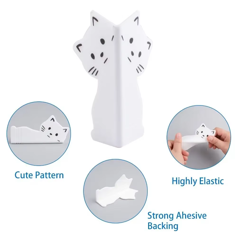 Protección esquinas anticolisión con forma de gato