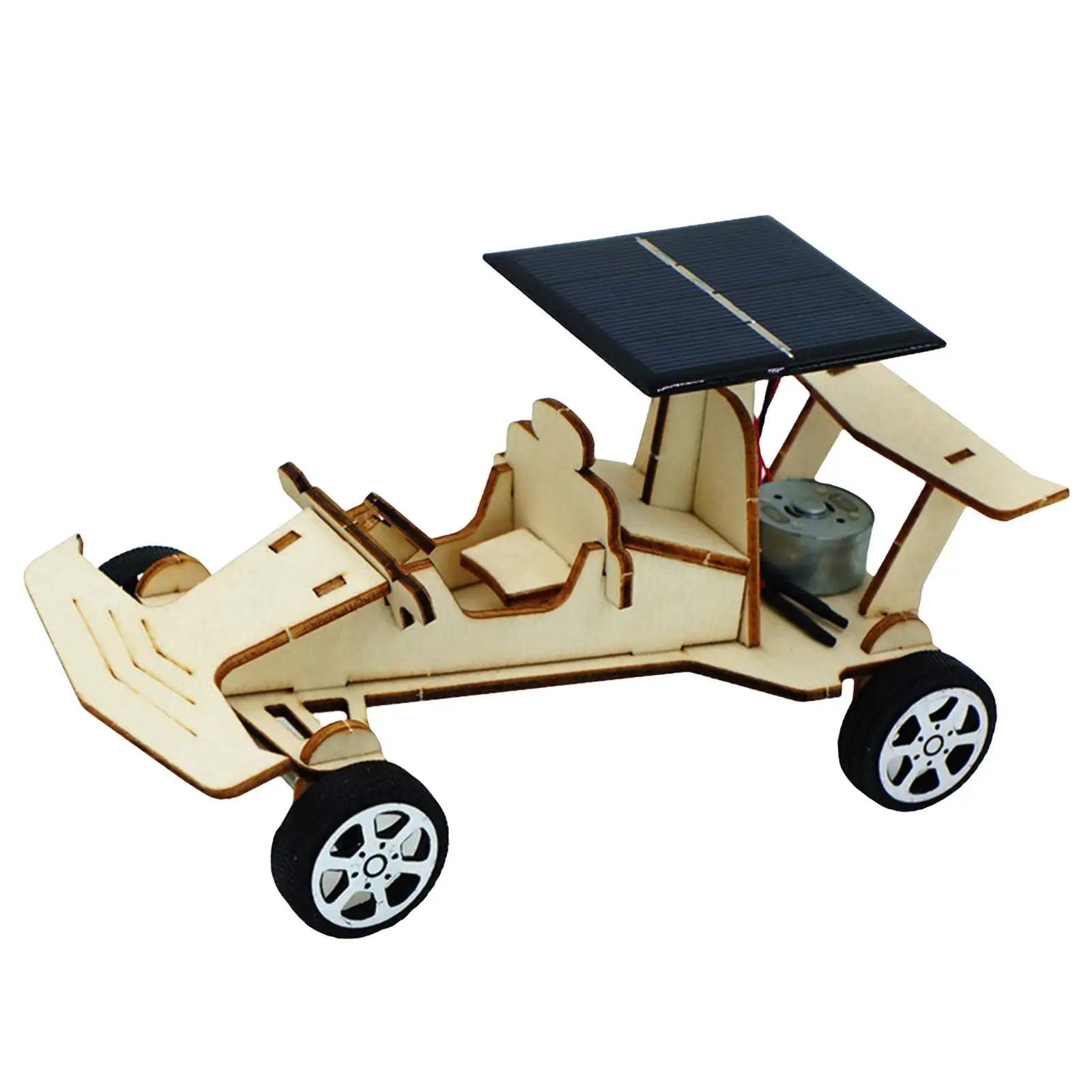 Kit científico de madera con coche solar educativo para niños - imagen 3