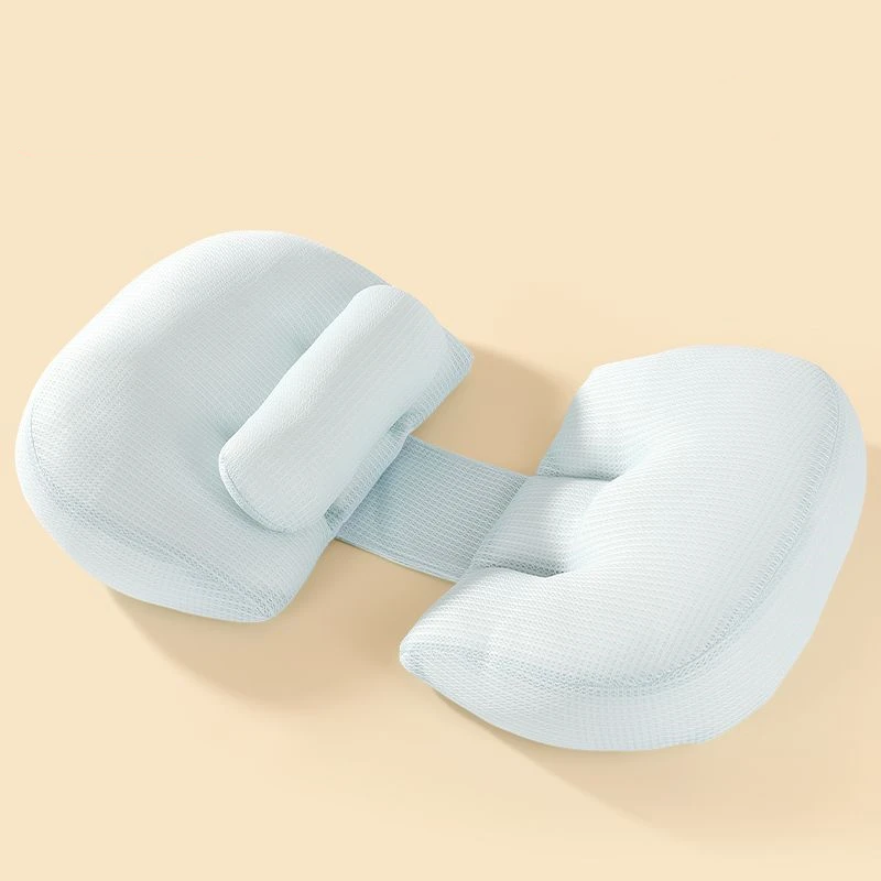 Almohada de embarazo en U transpirable con soporte lateral ajustable - imagen 4
