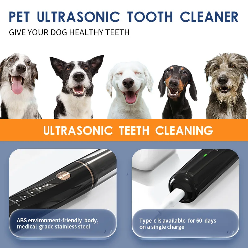 Cepillo de dientes eléctrico ultrasónico para perros: elimina placa - imagen 2