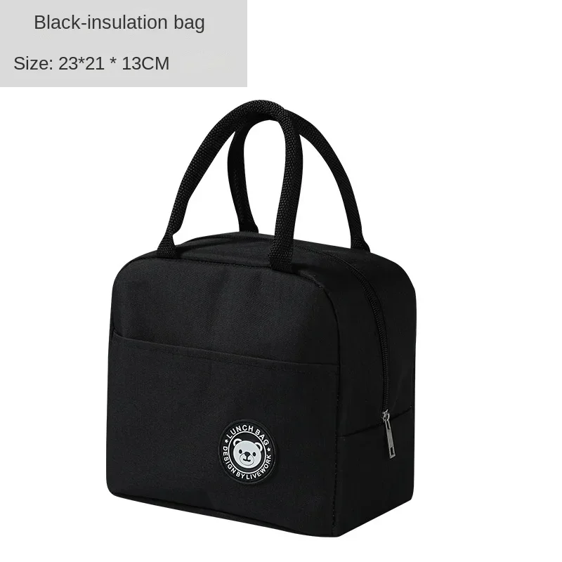 Bolsa refrigerada infantil impermeable Oxford portátil con cremallera - imagen 3