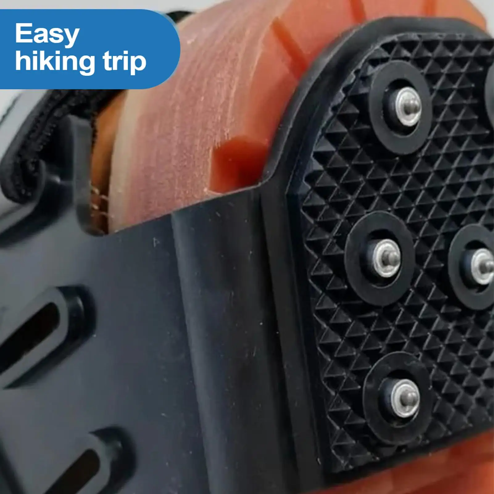 Crampones de hielo antideslizantes ajustables para zapatos con picos - imagen 3